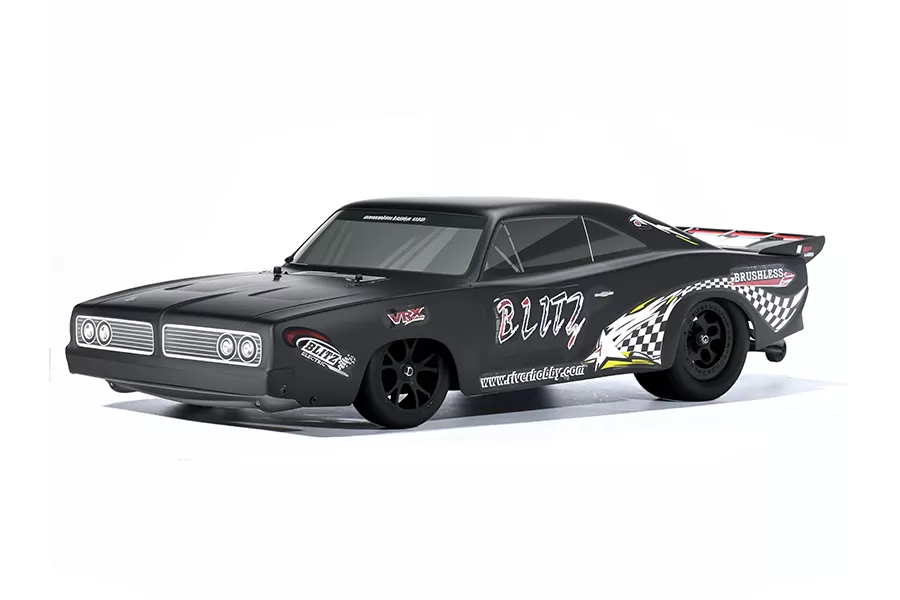 BLITZ 1/10スケール2WDオンロード電動RCドラッグカー2.4Gブラッシング高速RTR # RH2015