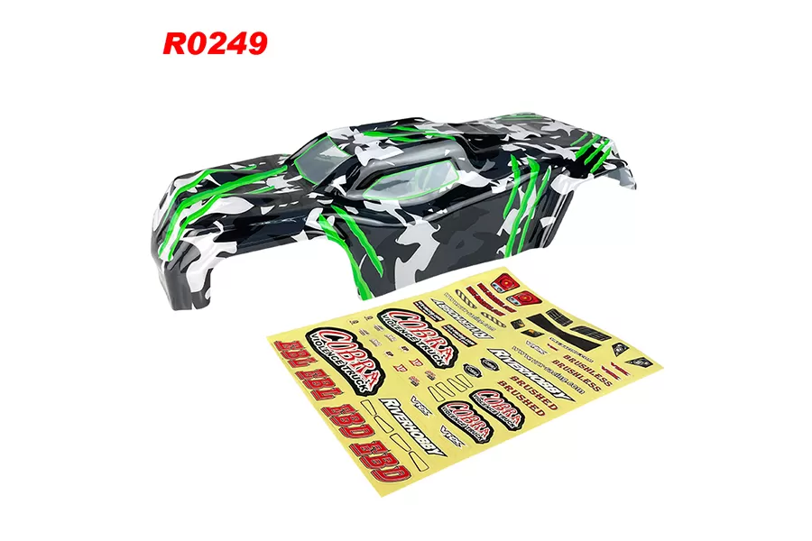 PVCカーシェル325mmホイールベース1/10スケールRCカー # R0249