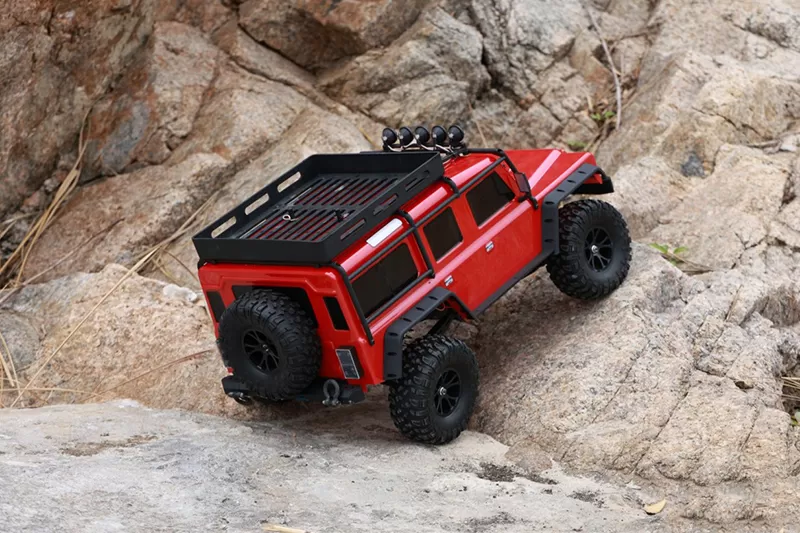 10スケール4WDオフロード電気RCクローラー2.4GトレイルリモートコントロールカーRTR # RH1047
