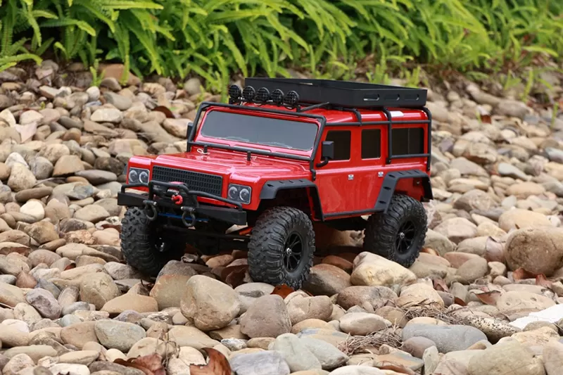 10スケール4WDオフロード電気RCクローラー2.4GトレイルリモートコントロールカーRTR # RH1047