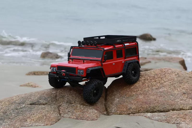 10スケール4WDオフロード電気RCクローラー2.4GトレイルリモートコントロールカーRTR # RH1047