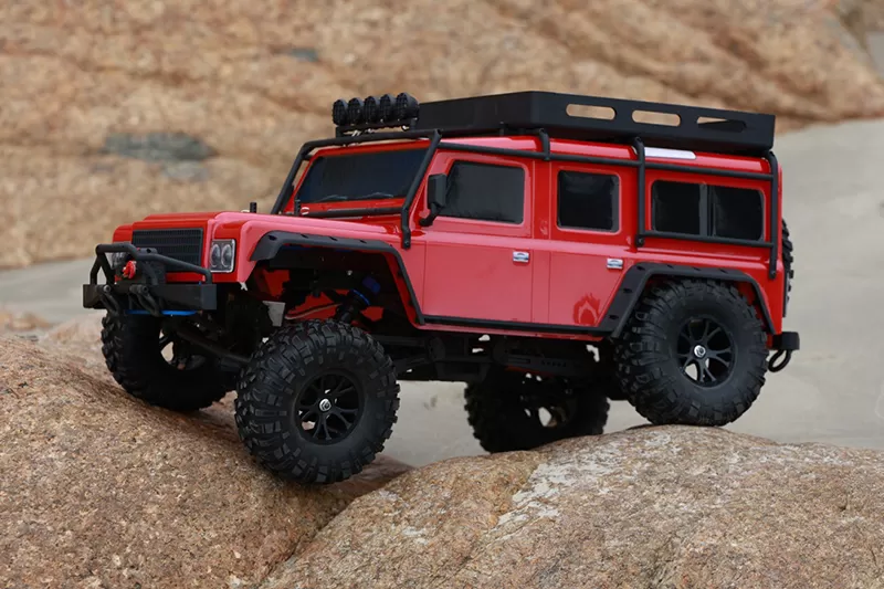 10スケール4WDオフロード電気RCクローラー2.4G 5CH 3-in-1トレイルRC RTR # RH1055
