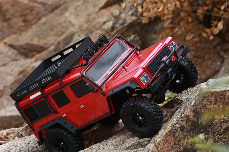 10スケール4WDオフロード電気RCクローラー2.4G 5CH 3-in-1トレイルRC RTR # RH1055