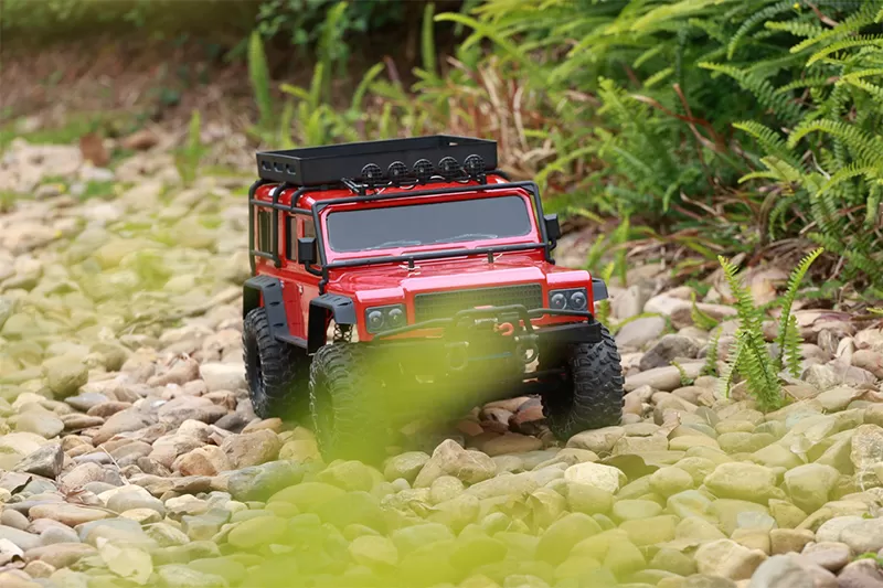 10スケール4WDオフロード電動RCクローラー2.4G 5チャンネル3-in-1トレイルRC RTR #RH1055