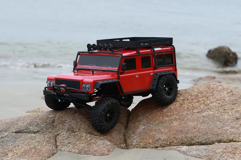 10スケール4WDオフロード電動RCクローラー2.4G 5チャンネル3-in-1トレイルRC RTR #RH1055