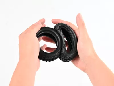 VRXレーシングアップグレード1/10 RCレーシングバギータイヤ無敵トラックグリップ用