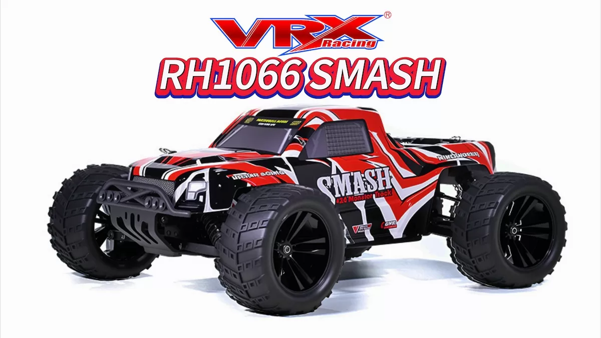 VRX SMASH RH1066アンボクシング: VRXレーシングの高速ブラシレスバッシングモンスタートラックへの深い飛び込み